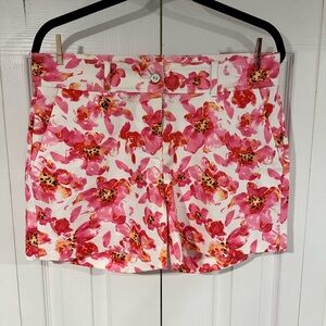 Pink floral Isaac Mizrahi shorts